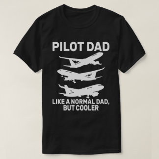 T-shirt Drôle L'Art Pilote Pour Papa Pilote Avion Avion