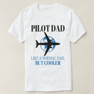 T-shirt Drôle L'Art Pilote Pour Papa Pilote Avion Avion