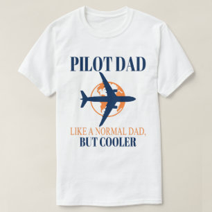 T-shirt Drôle L'Art Pilote Pour Papa Pilote Avion Avion