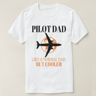 T-shirt Drôle L'Art Pilote Pour Papa Pilote Avion Avion