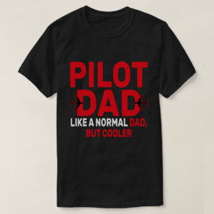 T-shirt Drôle L'Art Pilote Pour Papa Pilote Avion Avion