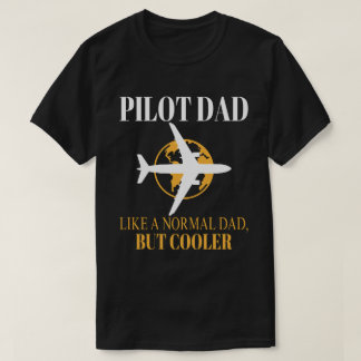T-shirt Drôle L'Art Pilote Pour Papa Pilote Avion Avion