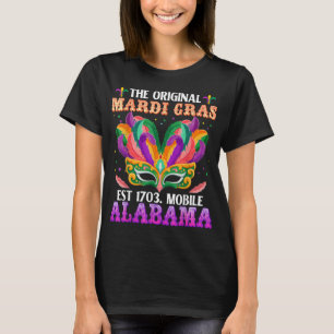 T-shirt Drôle Le Mardi Gras Mobile Original Alabama 1703