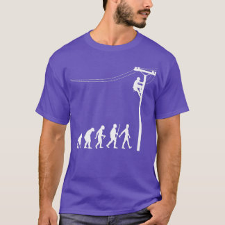 T-shirt Drôle Lineman Designs Pour Hommes Femmes Électrici