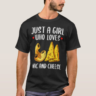 T-shirt Drôle Mac Et Fromage Pour Filles Femmes Macaroni C