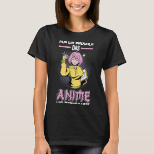 T-shirt Drôle manga dessin animé pour dessiner des filles