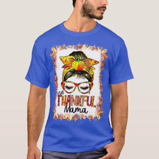 T-shirt Drôle Mangue Un Thankful Mama Automne Que
