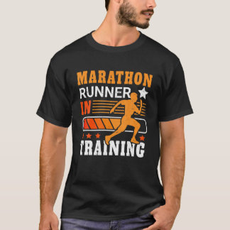 T-shirt Drôle Marathon Runn Art Hommes femmes Marathon Run
