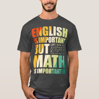 T-shirt Drôle Math Dit
