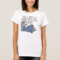 T-Shirt drôle 'Matin sonne comme deuil'