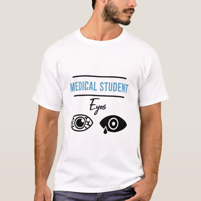 T-shirt Drôle Médicale étudiante chemise docteur Shirt cad (Devant)