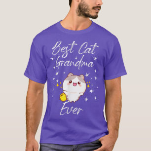 T-shirt Drôle Meilleur Chat Grand-mère Ever Kitty Maman Am