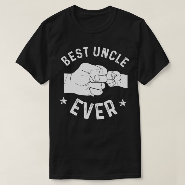 T-shirt Drôle meilleur oncle jamais fistbump mauvais coût  (Design devant)