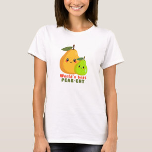 T-shirt Drôle Meilleur Pear-ent du Monde