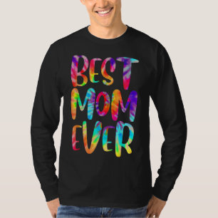 T-shirt Drôle Meilleure Maman Joyeuse Fête des Mères Tie D