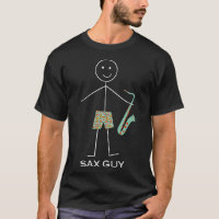 Drôle Mens Saxophone Design, Boy Music Cadeaux T-S