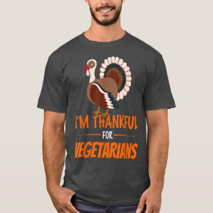 T-shirt Drôle Merci pour végétarien