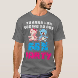 T-shirt Drôle Merci Révélateur De Genre Pour Être Venu À N