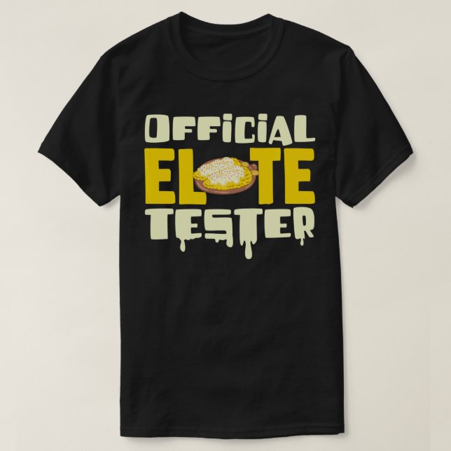 T-shirt Drôle mexicain Recette de nourriture 3 (Design devant)