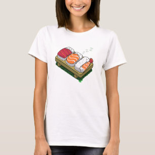 T-shirt drôle mignon de femmes somnolentes de