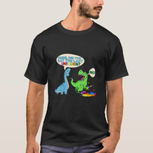 T-shirt Drôle Mignonne Dino Mec Avez-Vous Mangé La Derni