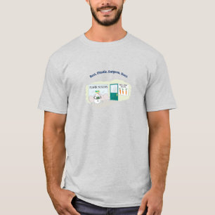 T-shirt Drôle Mme Frosty au dessin animé d'un chirurgien p