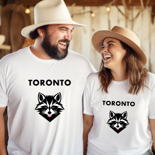 T-shirt Drôle Mocking Toronto Raccoon Couleur claire
