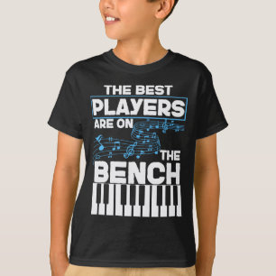T-shirt Drôle Musicien Keyboard Piano Player