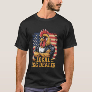 T-shirt Drôle Négociant en œufs Local Amoureux de Poules A