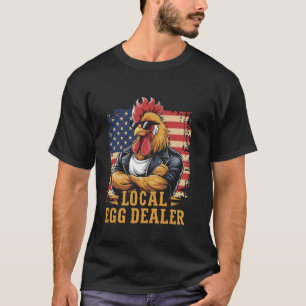 T-shirt Drôle Négociant en œufs Local Amoureux de Poulets