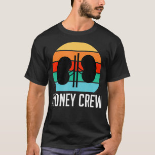 T-shirt Drôle Nephrologie de l'équipage du rein Infirmière