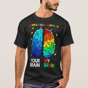 T-shirt Drôle Neurodiversité Sensibilisation sur l'autisme