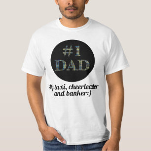 T-shirt Drôle No 1 Papa Fête du Père Personnalisée