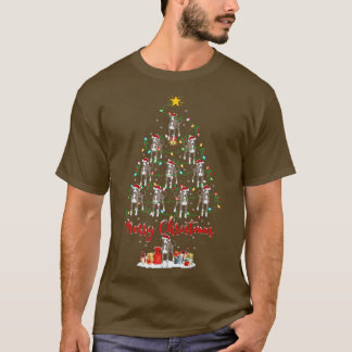 T-shirt Drôle Noël Correspondant Père Noël Italien Greyhou