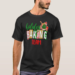 T-shirt Drôle Noël Équipe de pâtisserie de vacances Costum