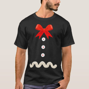T-shirt Drôle Noël Gingerbread Homme Costume costume No