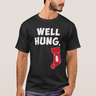 T-shirt Drôle Noël sale Stocker bien serré