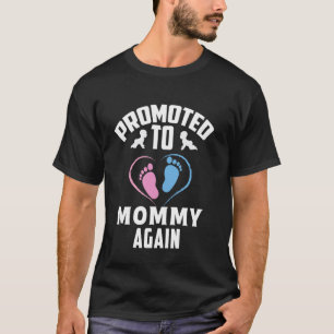T-shirt Drôle Nommé Maman Encore Révélation du Sexe Rose O