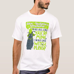 T-shirt Drôle non Hodgkin's Lymphoma Mine sorcière S'il vo