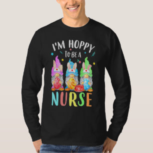 T-shirt Drôle Nourriture Gnomes Jour de Pâques Oeufs Lapin