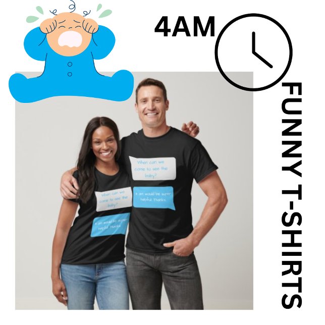 T-shirt Drôle Nouveau Parents Citer Message SMS (Funny New Parents Texting T-shirts)