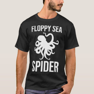 T-shirt Drôle Octopus Floppy Sea Spider1