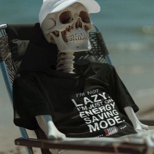 T-shirt Drôle - Offre en mode Économie d'énergie