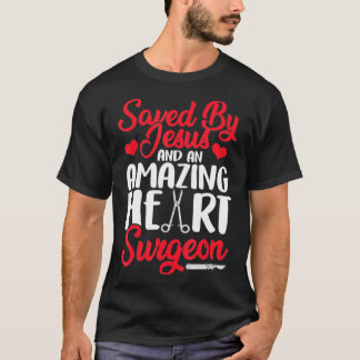T-shirt Drôle Open Heart Chirurgie Cadeau Hommes Femmes Co