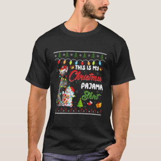 T-shirt Drôle Oriental Shorthair C'Est Mon Paja De Noël