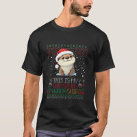 Drôle Otter Ugly Xmas PJ Femmes C'Est Ma Noël