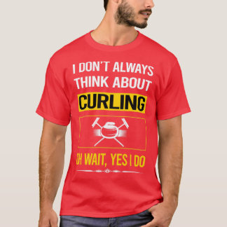 T-shirt Drôle Oui Je Fais Du Curling
