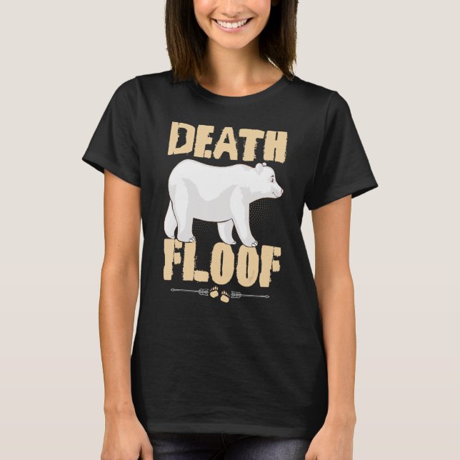 T-shirt Drôle Ours Polaire Mème Floof Deal (Devant)
