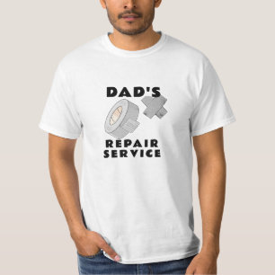 T-shirt Drôle papa Accident Prone Handyman Tee Custom