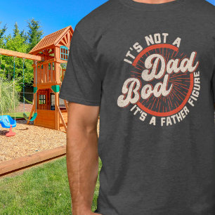 T-shirt Drôle Papa Bod Père Figure Citation Cadeau